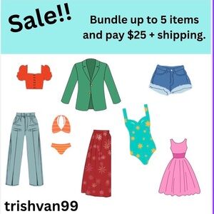 🩵5 for $25 Bundle sale